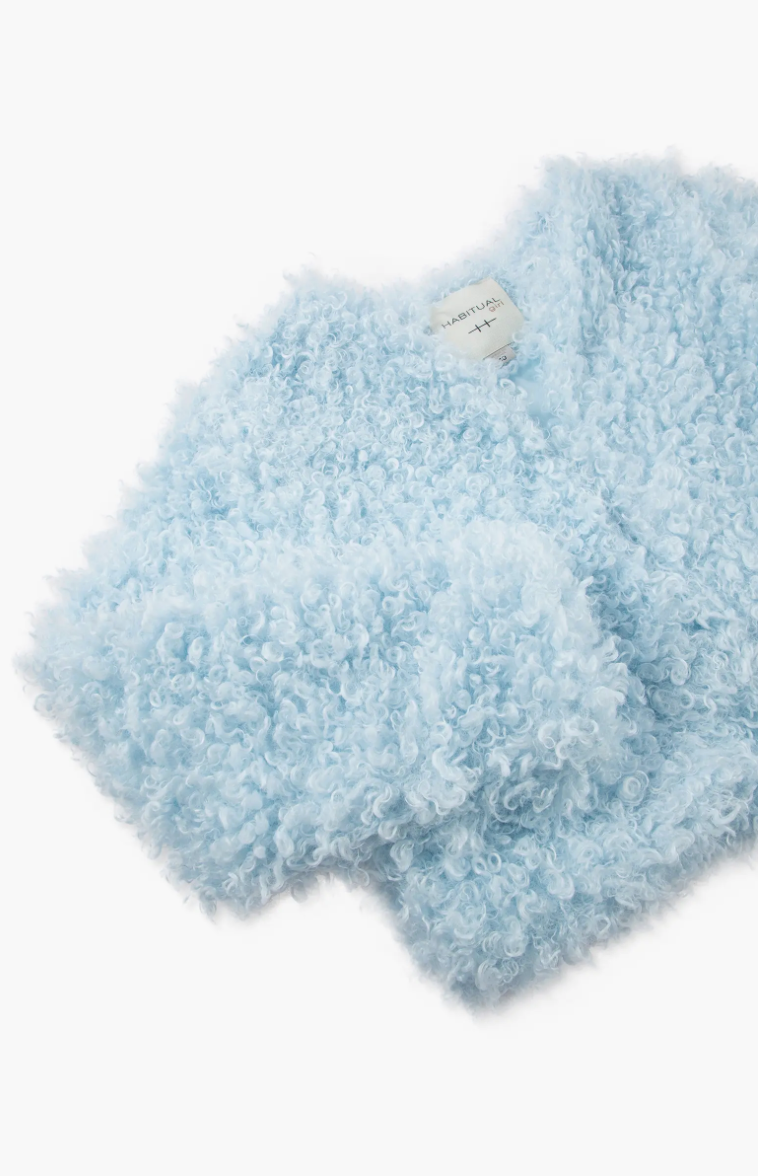 Shaggy Jacket Light Blue