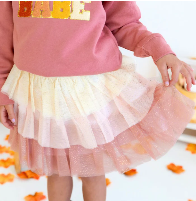 Boho Blush Petal Tutu