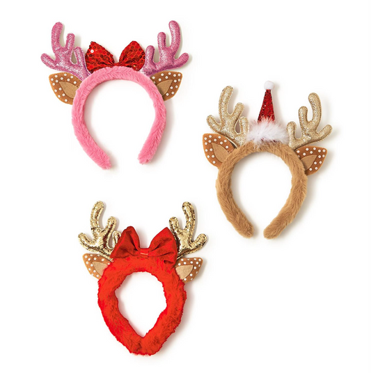 Holiday Antler Headband Assortment