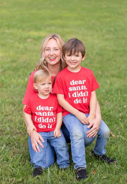 Dear Santa I Didn't Do It Toddler Tee