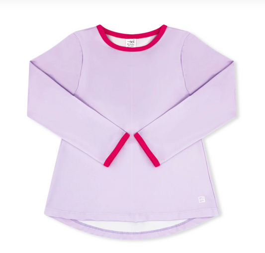 Taylor Long Sleeve Petal Purple, Power Pink