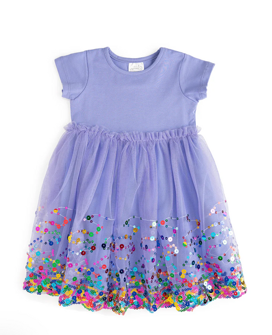 Lavender Confetti Tutu Dress