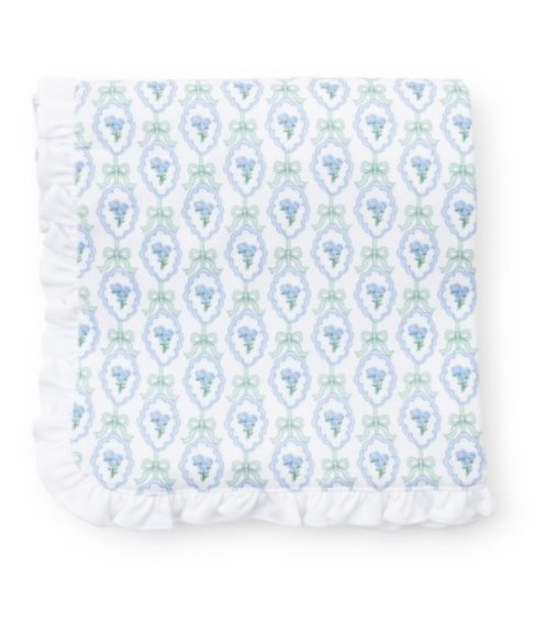 Hampton Blooms Ruffled Blanket