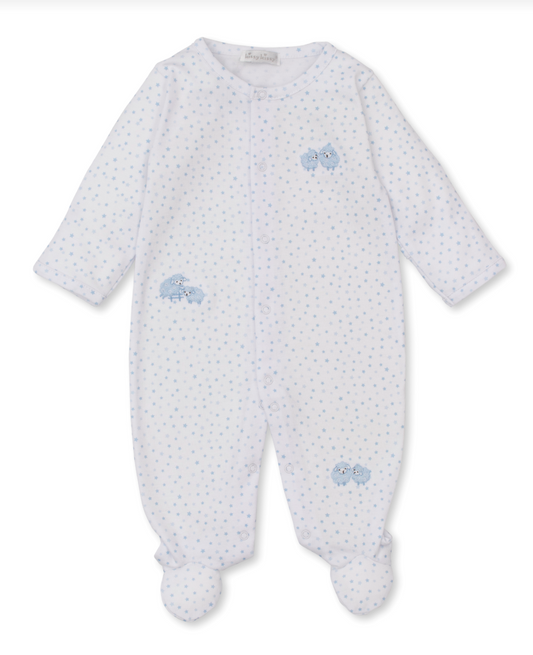 Baa Baa Baby Sheep Footie Light Blue