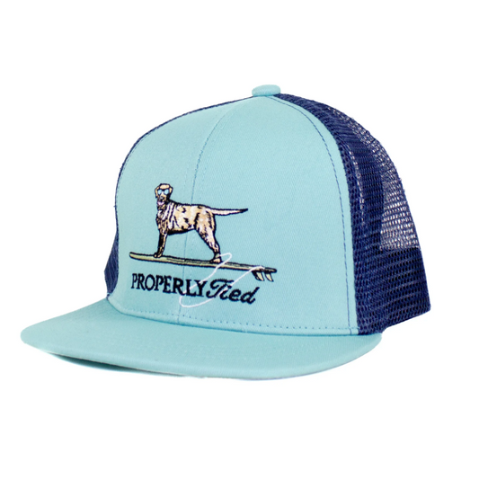 Trucker Hat Surfing Dog