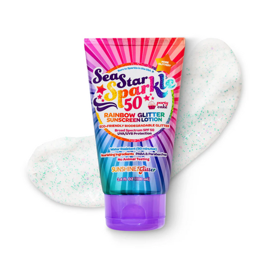 Sea Star Sparkle Sunscreen-Party Cake Scent