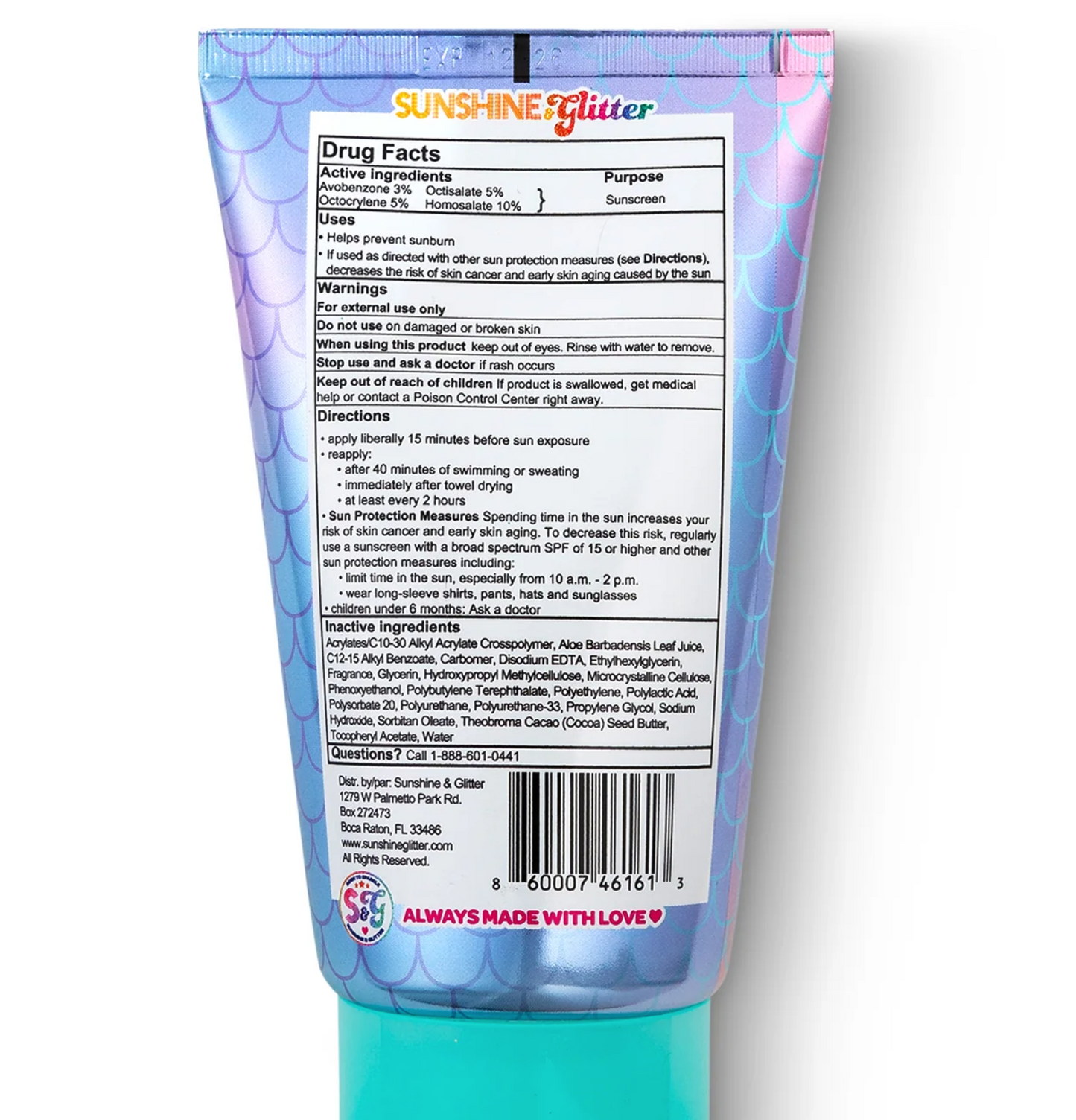 Sea Star Sparkle Sunscreen- Mermaid Watermelon Lemonade