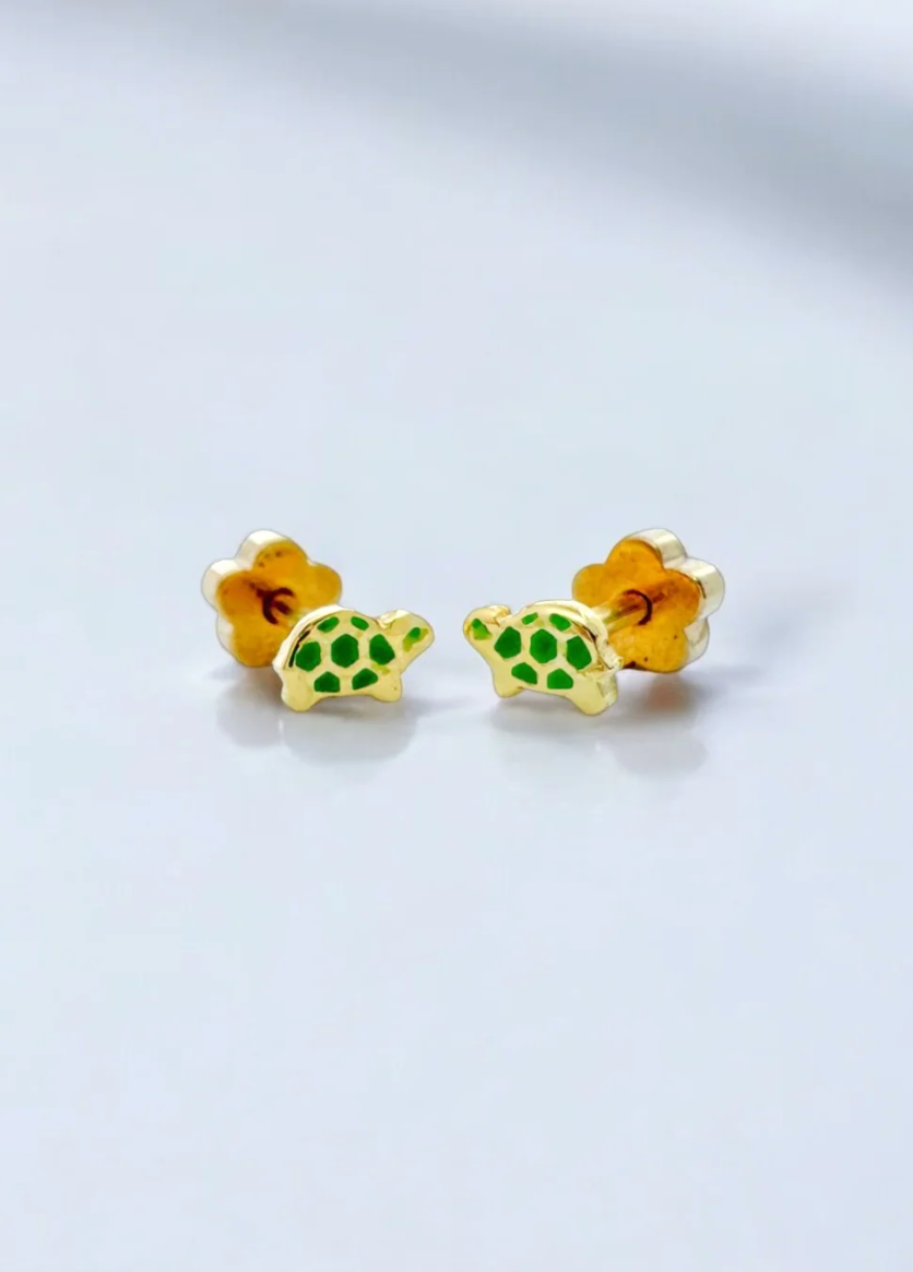 Turtle Tiny Stud Earrings
