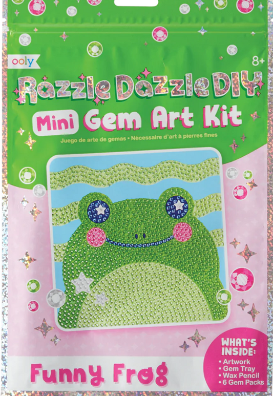 Razzle Dazzle DIY Gem Art Kit - Funny Frog