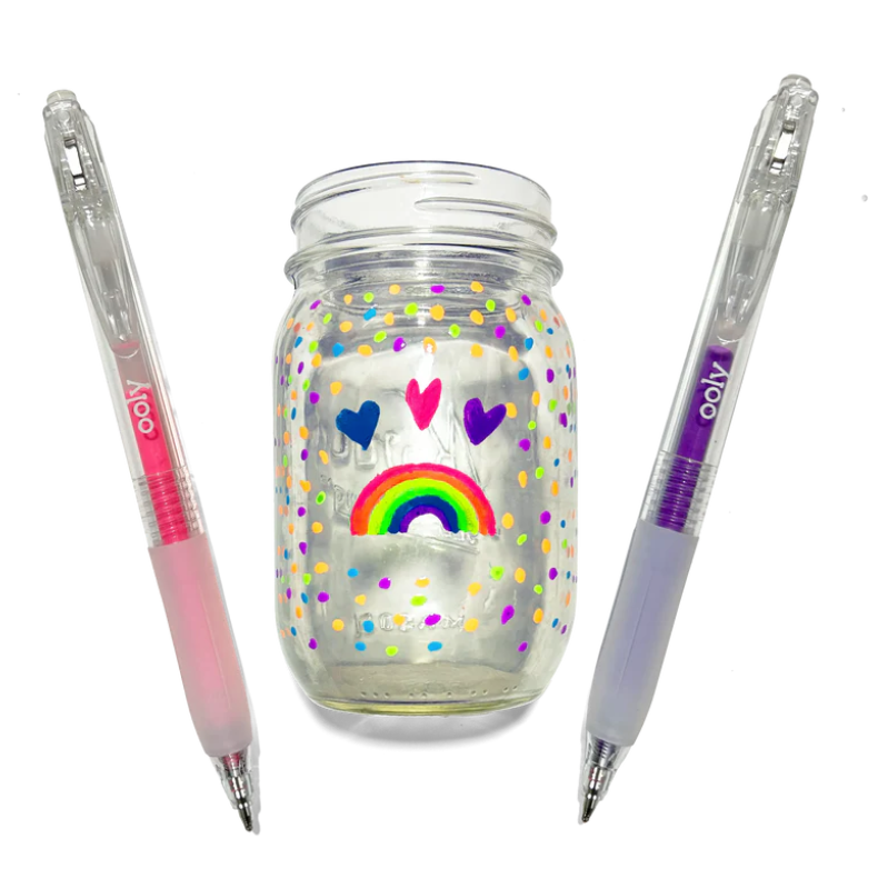 Jelly Gloss Neon Multi-Surface Deco Gel Pens - Set of 6