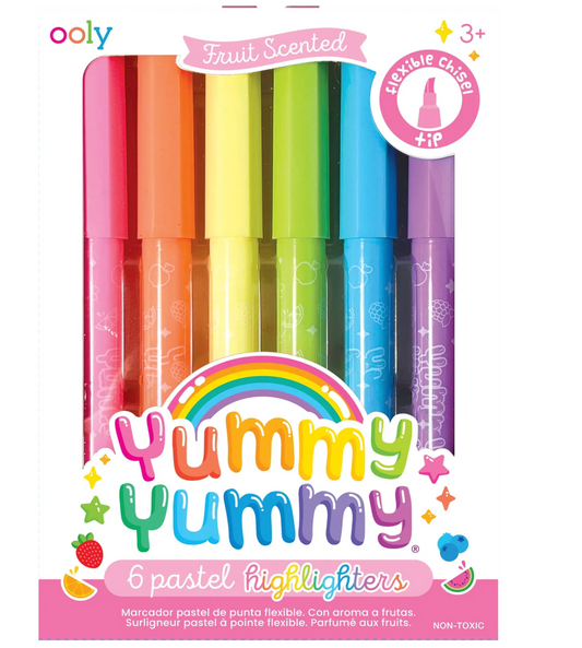 Yummy Yummy Scented Highlighters - Set of 6