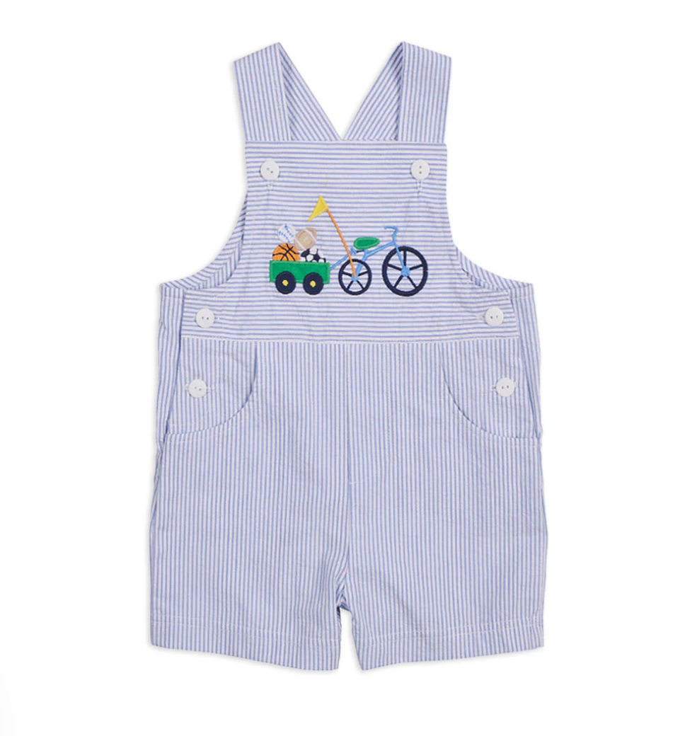 Seersucker Shortall with Bike & Sport Balls