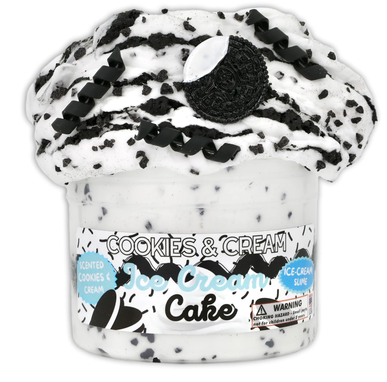 Cookies and Cream Ice Cream Cake Slime