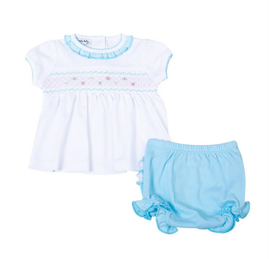 Adele's Classics Smocked Ruffle Diaper Cover Set