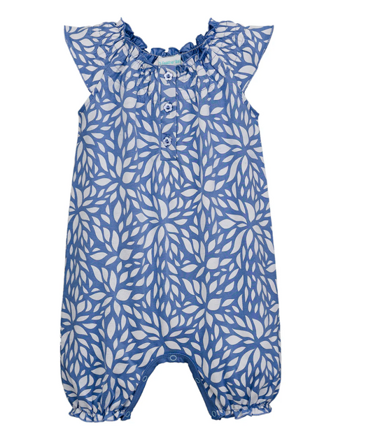 Angel Sleeve Romper- Sprouts