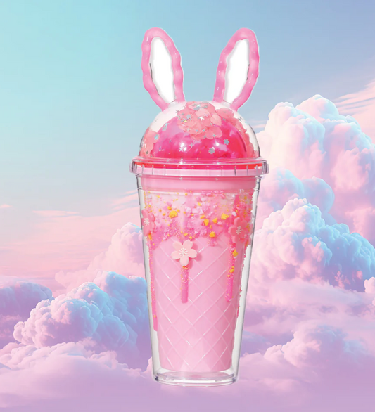 Sakura Bunny Tumbler Pink