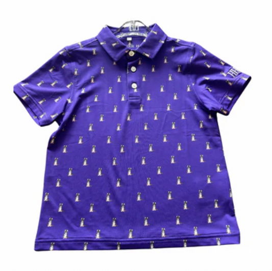Purple Tiger Performance Polo