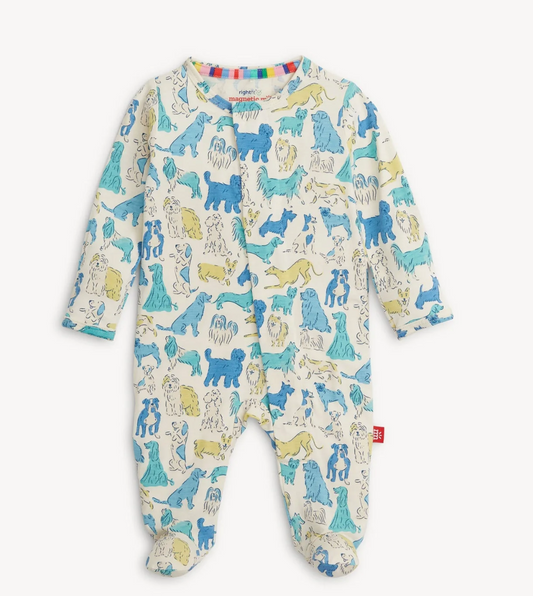 Blue It's A Paw-ty Rightfit Footie