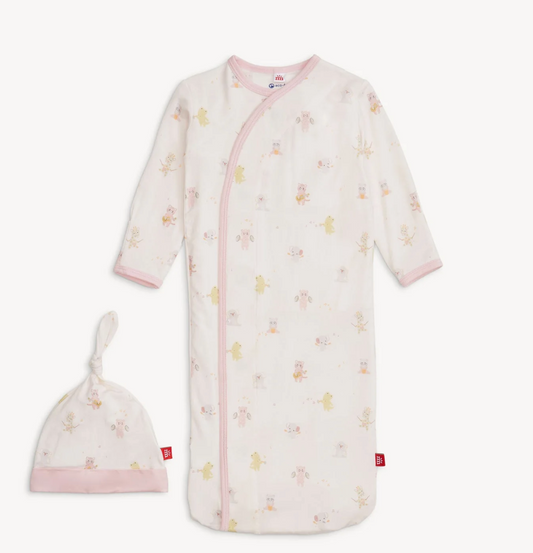 Pink Baby Beats Modal Gown + Hat