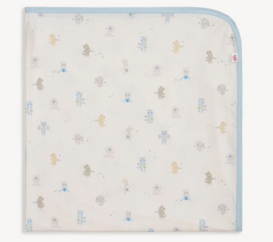 Blue Baby Beats Modal Baby Blanket