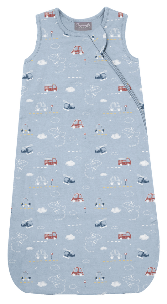 Vehicles On Blue 1.5 Togs Sleepsack