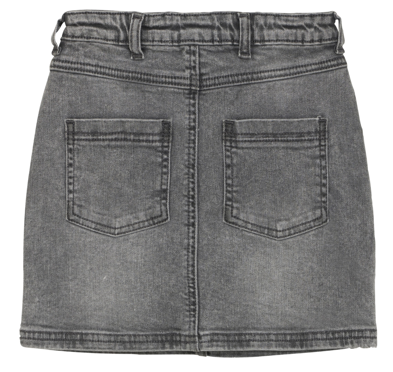 Light Grey Denim Skirt