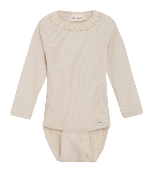 Minymo Body LS Rib - Sandshell