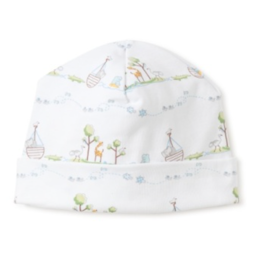 Noah's Print Hat Light Blue