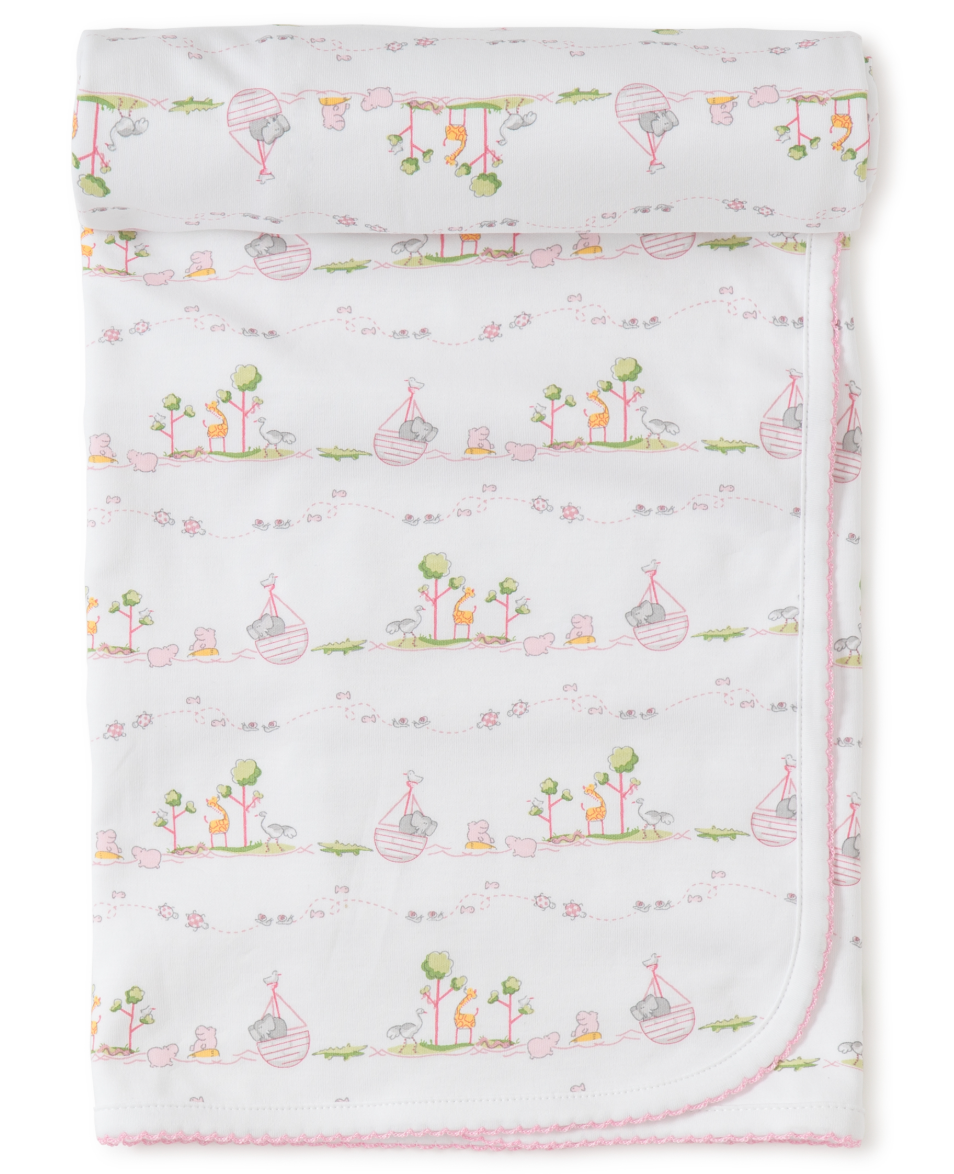 Noah's Print Blanket Pink