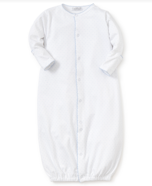 Kissy Basic Converter Gown White/Light Blue Dot