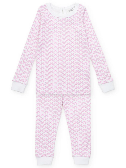Ava Pretty Pink Bows Pajama Set