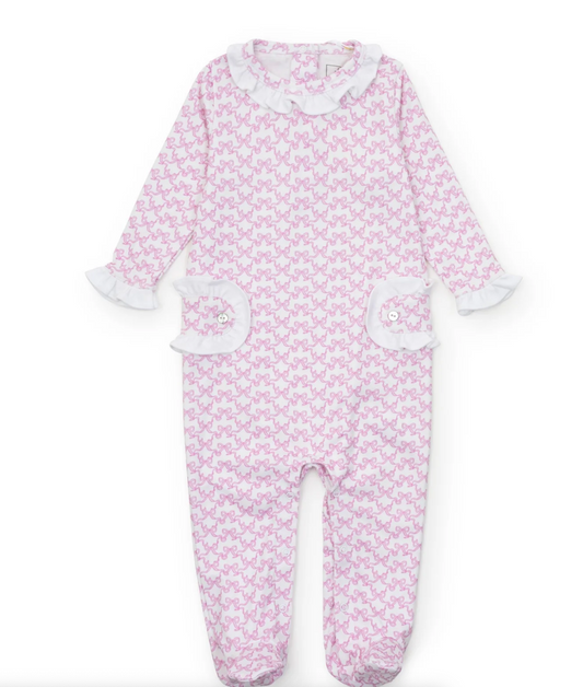Lucy Romper Pretty Pink Bows