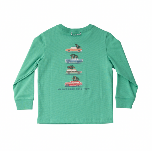 Green Spruce Long Sleeve T-Shirt