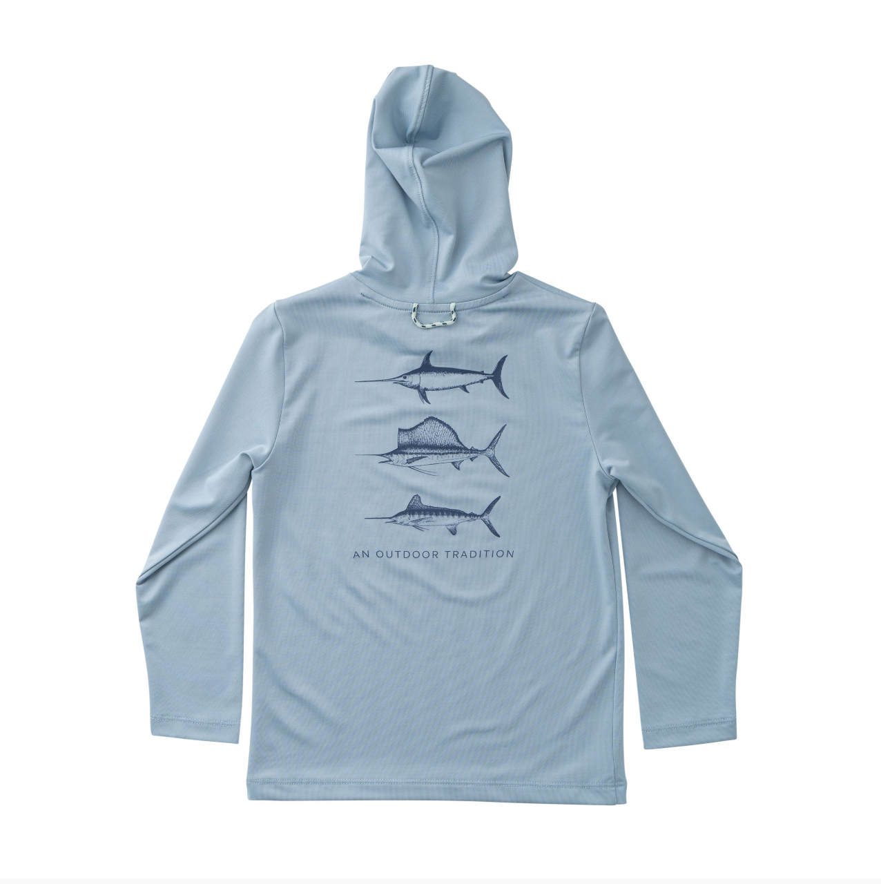 Kid's Pro Performance Hoodie T-shirt Ashley Blue Ash