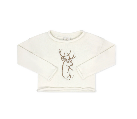 Ryan Roll Neck Sweater Deer