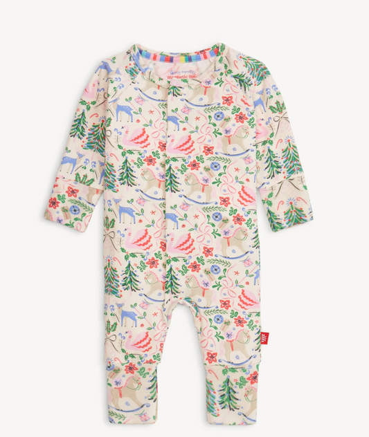 Magnetic Convertible Coverall Sugar Plum Dreams