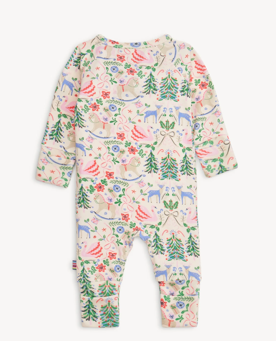 Magnetic Convertible Coverall Sugar Plum Dreams