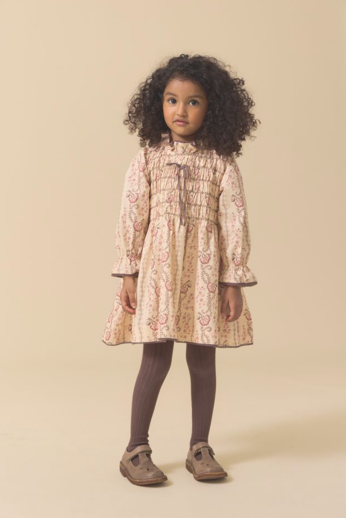 Parvati Dress in Fall Vine Print