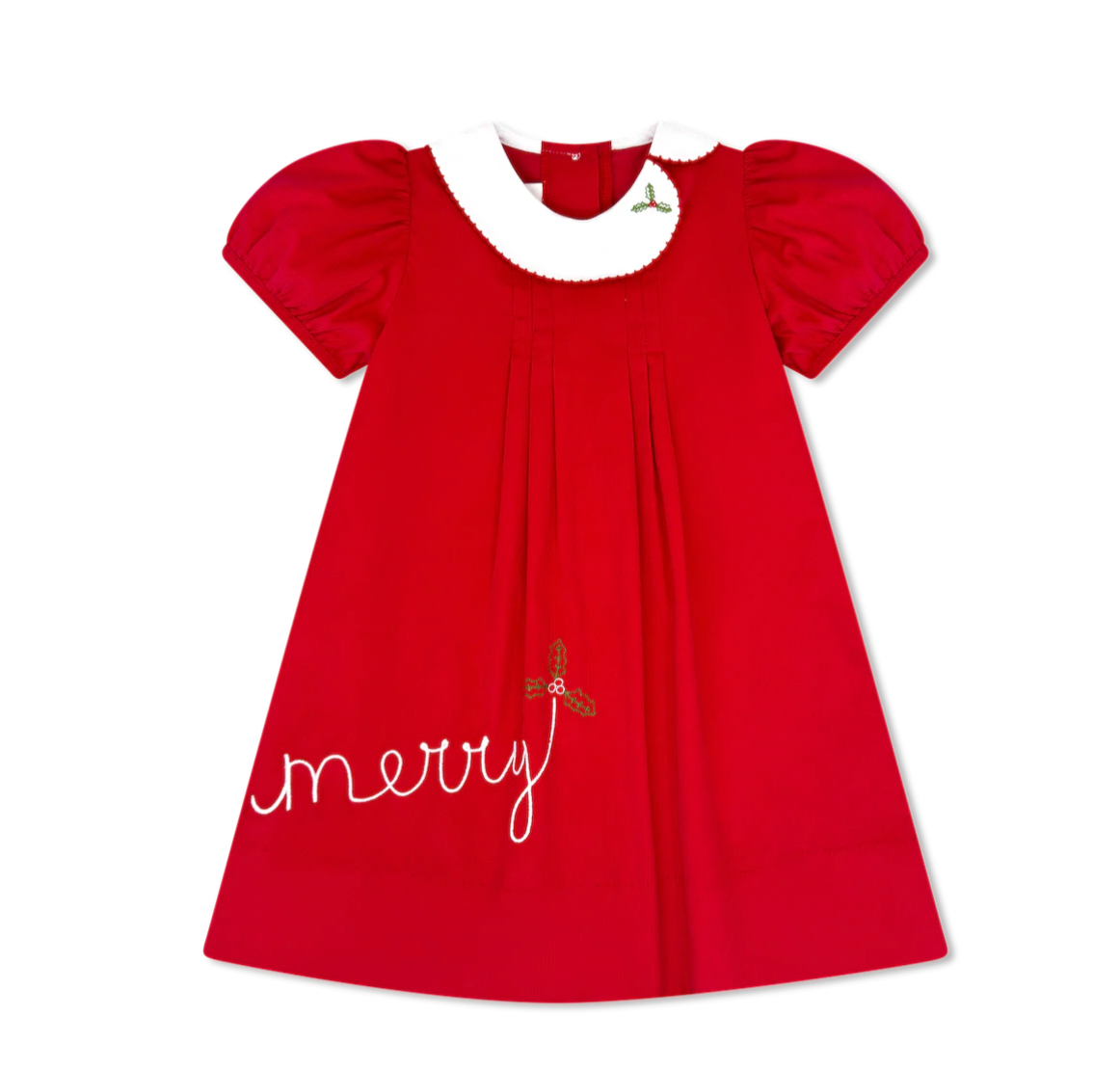Eloise Dress - High Point Red Corduroy, Merry