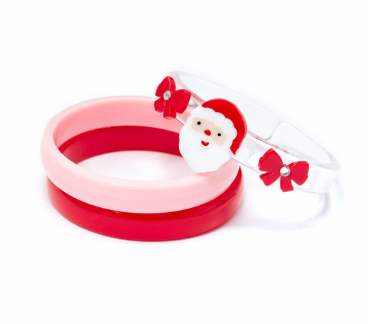 Santa Bows Red Bangles