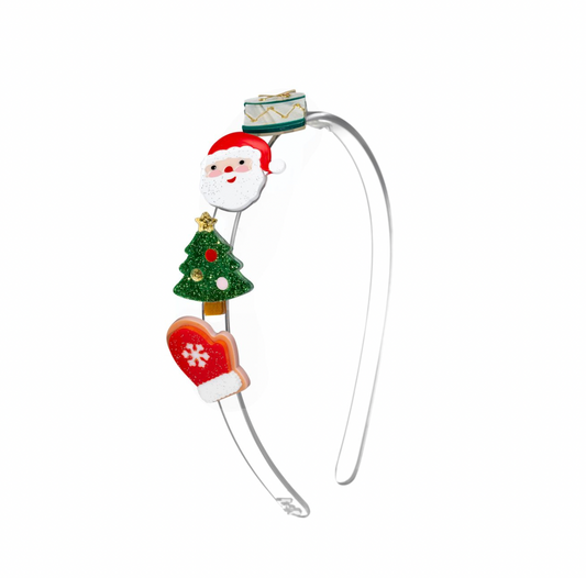 Santa Tree Drum Headband