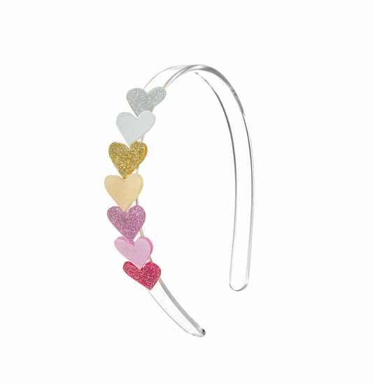 Centipede Heart Pearl Shades Headband