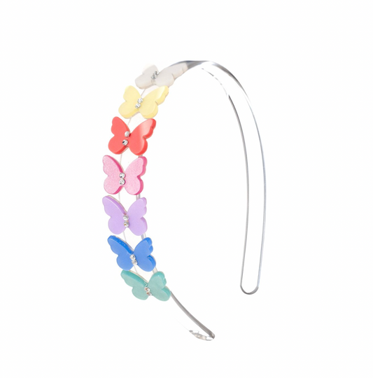 Butterflies Spring Colors Headband