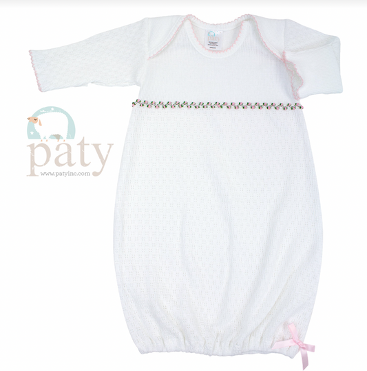 Ruth Gown White/Pink
