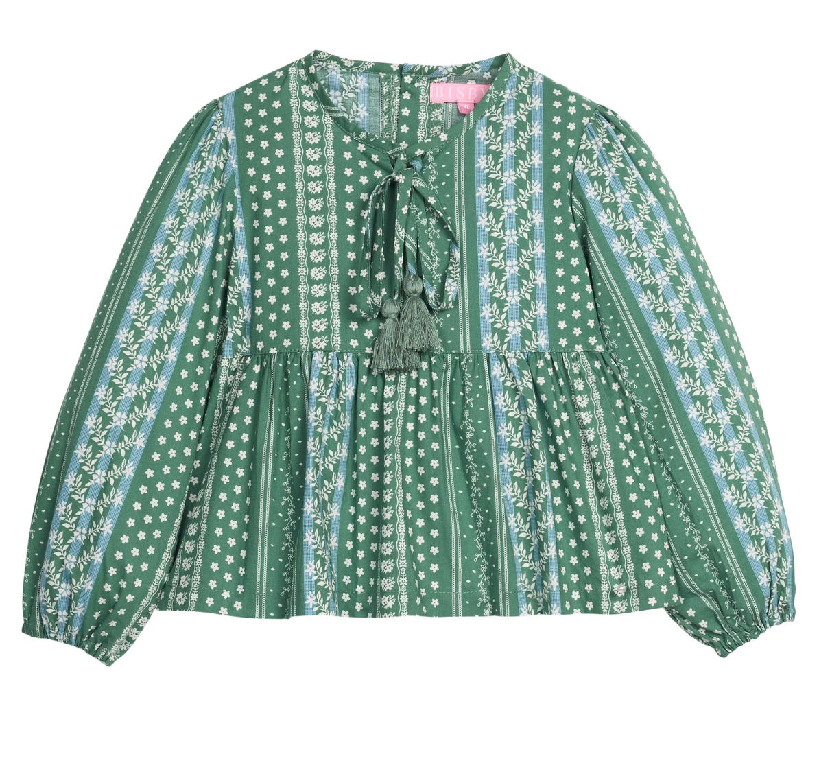 Riviera Top - Fairfield Forest Stripe