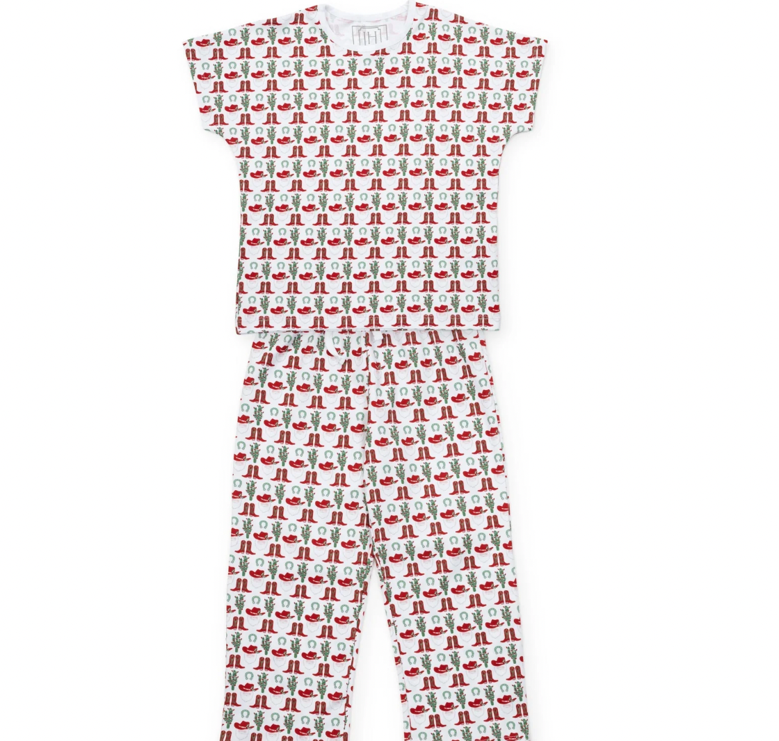 Merrick Cowboy Christmas Girls Pant Set