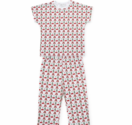 Merrick Cowboy Christmas Girls Pant Set