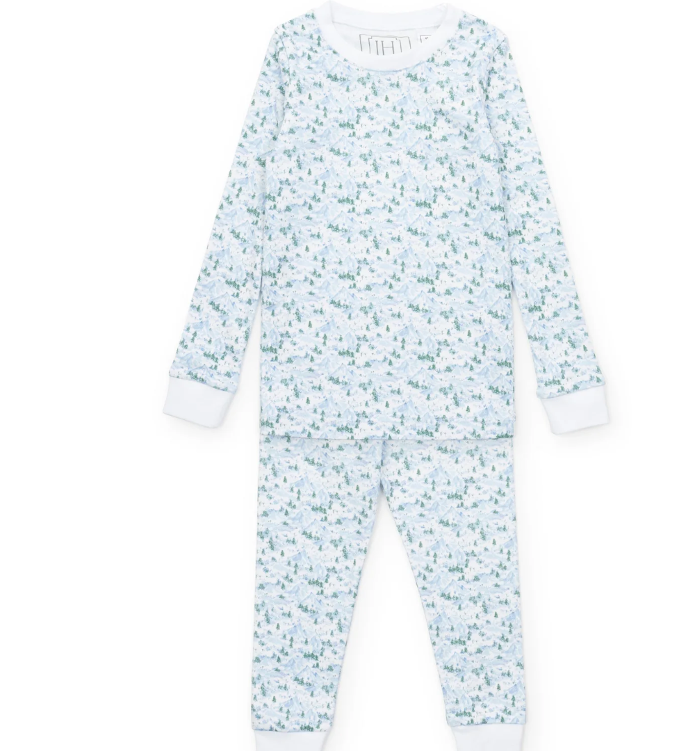 Grayson Snow Capped Mountains Pajama Pant Set