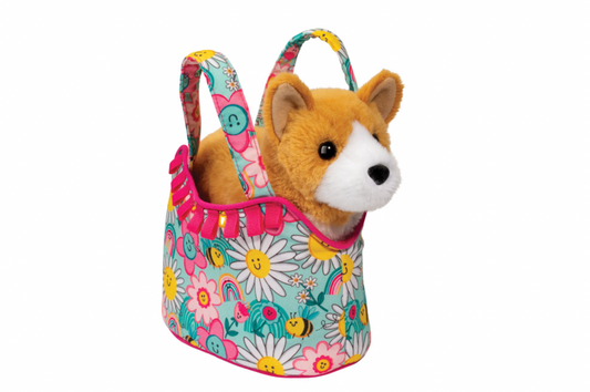 Sunny Smiles Sassy Sak with Corgi Dog