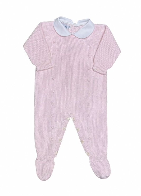 Pink Footie with Baubles